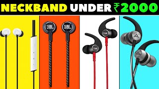 Top 5 Best Neckbands Under 2000 🔥 Best neckbands Under ₹2000 in 2024🔥 [upl. by Kcirred907]