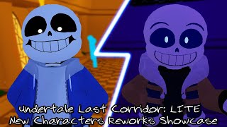 UPDATE Undertale Last Corridor LITE New Character Reworks Showcase [upl. by Zulaledairam]