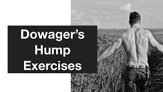 Dowagers Hump Exercises [upl. by Srevart]