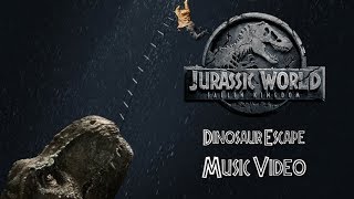 Dinosaur Escape  Jurassic World Fallen Kingdom Music Video Song By Mattel Action [upl. by Adelric]