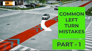 Driving Test Fails 2022  Left Turn Mistakes  Part 1 [upl. by Pease]