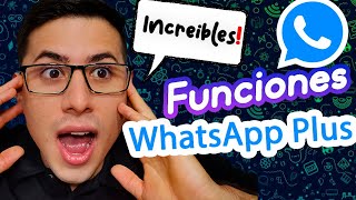 WHATSAPP PLUS FUNCIONES  Que FUNCIONES tiene WHATSAPP PLUS  2023  🔥👀 [upl. by Herzel83]