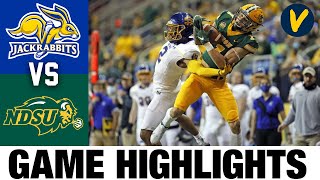 4 South Dakota State vs 2 North Dakota State Highlights  FCS 2021 Spring College Football [upl. by Aketahs557]