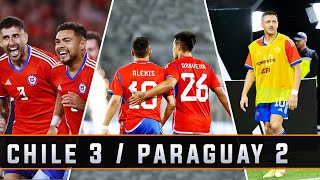 Chile 3  Paraguay 2  Amistoso Resumen CompletoRelatos Chilenos27032023 720p60HD [upl. by Nnylirehs]