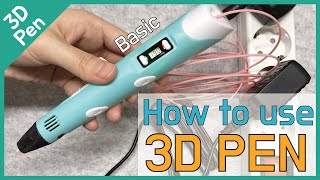 How to use basic 3D pen [upl. by Dimitris]