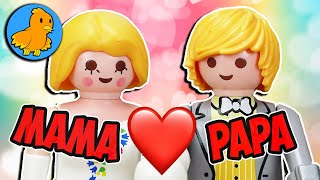 MAMA amp PAPA IN LOVE 💑 Die WUNDERVOLLE GESCHICHTE von MARTIN amp CLAUDIA 💖  Playmobil Film Deutsch [upl. by Asselim]