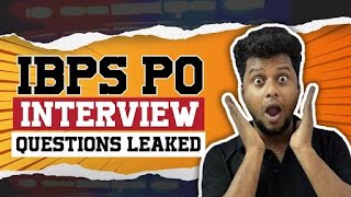 IBPS PO Interview Questions Leaked  100 Refund  Veranda Race [upl. by Allemac355]