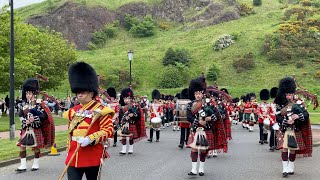 Marching into Holyrood Palace [upl. by Rina]