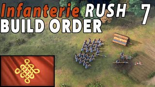 China Zhugenu Rammbock Rush  Age of Empires 4 Build Order [upl. by Medovich]