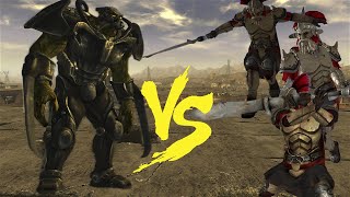 How many Legate Lanius to kill Frank Horrigan  Fallout New Vegas NPC Battle [upl. by Leidgam887]