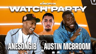 ANESON GIB vs AUSTIN MCBROOM with Yung Filly amp Harry Pinero  Kingpyn Watch Party [upl. by Malanie474]