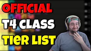 The OFFICIAL Tier 4 Class Tier List Secret KR Tech Inside [upl. by Grindle]