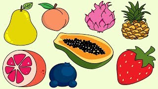 Fruit Song 4  Sing and Learn Fruit Names For Children [upl. by Gassman]