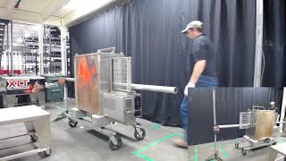 Installing XLT Oven On Cart [upl. by Atiker]