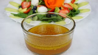 Receta fácil y rápida VINAGRETA DE NARANJA casera muy rica para sus ensaladas [upl. by Hakkeber600]