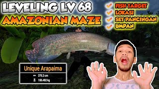 Cara Leveling di Amazonian Maze Agar Cepat Naik Level Fishing Planet [upl. by Attaynik]