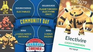 EGG CRAZY TOP TIPS to MAX SHINY ELECTABUZZ COMM DAY  14 HATCH DISTANCE  POKÉMON GO [upl. by Aicre]