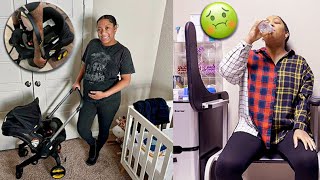 Doona Car Seat Stroller Unboxing  Glucose Test Day Parenting Prep 101 [upl. by Anaiq]