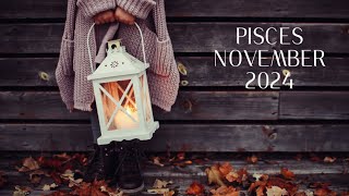 ♓️ PISCES NOVEMBER 2024  SPIRITUALLITY SENSE AND GROWTH ✨ [upl. by Opiak]