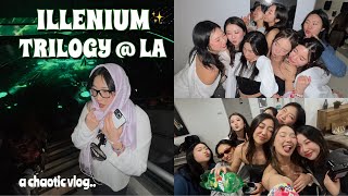 how chaos erupted at ILLENIUM TRILOGY LA 🥵 [upl. by Anissej]