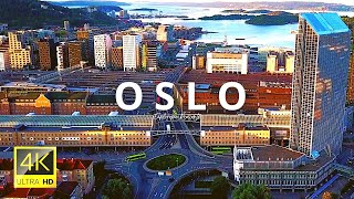 Oslo Norway 🇳🇴 in 4K 60FPS ULTRA HD Cinematic Video by Drone [upl. by Acie]