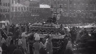 Kung Oscar II av Sverige Begravning 1907King Oscar II of Sweden Funeral 1907 [upl. by Charpentier171]