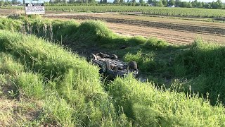 Car vs Pole amp Ditch 6100 Block Pioneer Way E Puyallup WA [upl. by Homans]