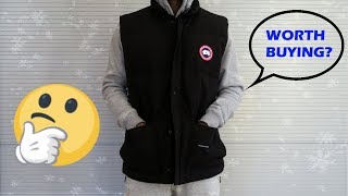 Canada Goose Freestyle Vest Fit Review [upl. by Aivonas123]