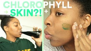 I Tried Chlorophyll in my Skincare Routine amp This Happened  Tkeyah B [upl. by Chancelor]