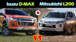 Isuzu DMAX vs Mitsubishi L200 2022 MEJORES Pick Up Japonesa que HILUX  Vary topics [upl. by Htebazileyram]