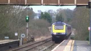 HSTs at speed through Pewsey 050113 [upl. by Fredelia414]