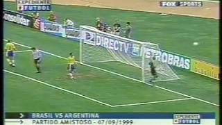 Brasil vs Argentina amistoso 1999 [upl. by Preston]