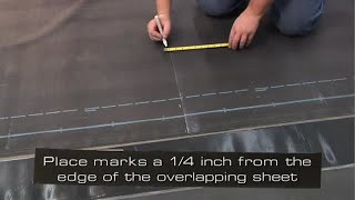 VersiGard EPDM QA Seam Tape Splice Detail VCG21 Installation [upl. by Bannasch709]