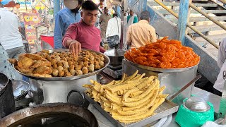 Vadodara Morning Breakfast Opp Vadodara Railway Station  Vadodara Street Food [upl. by Carr522]