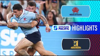 Super Rugby Pacific 2024  Waratahs v Highlanders  Round 3 Highlights [upl. by Keeler]