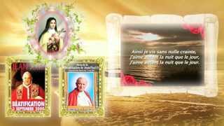 Sainte Therese Sa Poesie Paix et Joie  Canonisation de Jean XXIII amp Jean Paul II [upl. by Now]