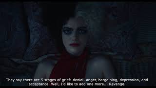 Cruella They say there are 5 stages of grief denial anger bargaining depression and acceptance [upl. by Inajna]