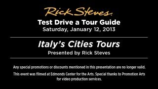 Test Drive a Tour Guide Italys Cities [upl. by Adilem]