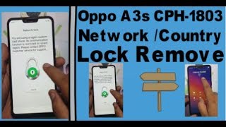 Oppo A3s CPH1803 Network Country Unlock [upl. by Funk]