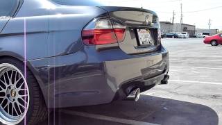 E90 335i AT  Vanguard Exhaust [upl. by Nikolaus287]