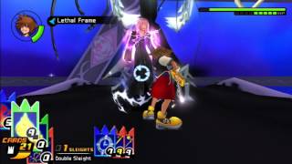 Kingdom Hearts Re Chain of Memories HD  Final Marluxia No Damage Proud ModeSoras Story [upl. by Ramel]