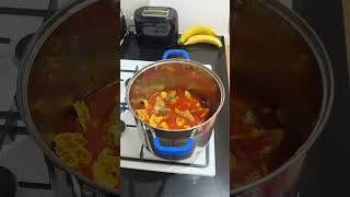 COOKING EGUSI SOUP WITH MINIMAL INGREDIENTS cooking food recipe youtubeshorts youtubechamps [upl. by Akeemaj]