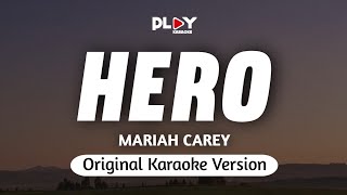 Mariah Carey  Hero Karaoke Version [upl. by Airamasor]