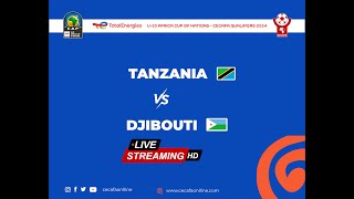 Tanzania vs Djibouti Live  U20 Africa Cup of Nations AFCON CECAFA Qualifiers 2024 [upl. by Ohare31]