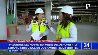 Aeropuerto Jorge Chávez nuevo terminal aéreo iniciará operaciones el 18 de diciembre [upl. by Tilagram]