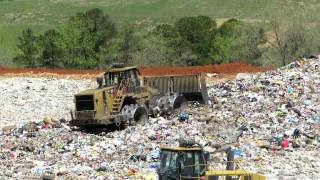 LANDFILL DUMP BEHIND THE SCENES UP CLOSE MrBigTrucks101 [upl. by Mishaan]