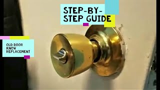 How to change a door Knob without visible screws [upl. by Vassell537]