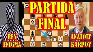 Rey Enigma VS Anatoly Karpov Partida Final Got Talent España 2021 [upl. by Grae]