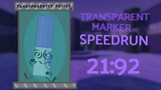 Transparent Marker Speedrun  WR 2192s  Find The Markers [upl. by Akinihs]