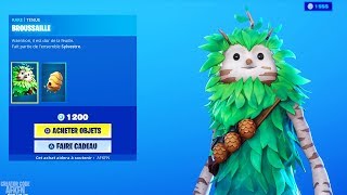 NOUVEAU SKIN quotBROUSSAILLEquot CHOIX DE LA COMMU  FORTNITE BATTLE ROYALE [upl. by Adnalahs]